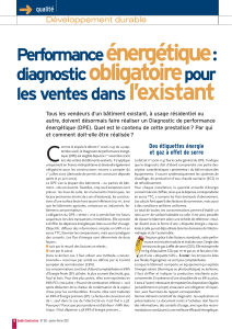 Performance énergétique - Agence Qualité Construction