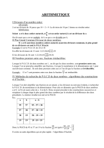 arithmetique - La Casemath