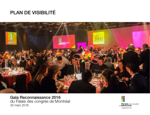 plan de visibilité - Palais des congrès de Montréal