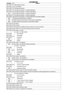 GRAMMAIRE