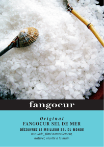 Catalogue spécial sels de mer fangocur