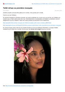 Tahiti refuse sa première mosquée - SITAmnesty