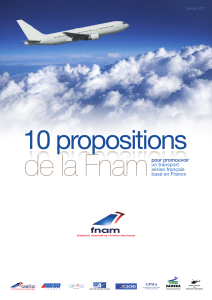 pour promouvoir un transport aérien français basé en France