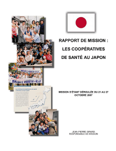 Rapport Mission étude coop santé Japon