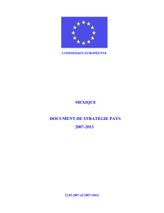 Document de Stratégie Mexique