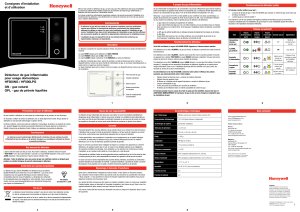 Consignes d`installation et d`utilisation Détecteur de gaz