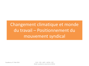 Changement climatique