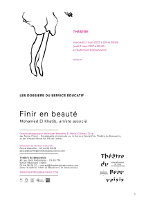 Dossier pédagogique - Théâtre du Beauvaisis