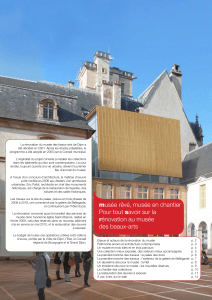 musée rêvé, musée en chantier Pour tout savoir sur la rénovation au