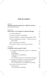 Table des matières - Editions de l`Université de Bruxelles