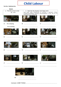 Part One : Radiohead clip Watch. a. Find the correct order. Ex: A=5 b