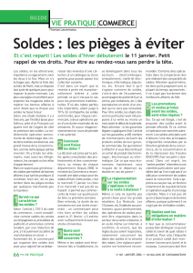 Soldes : les pièges à éviter