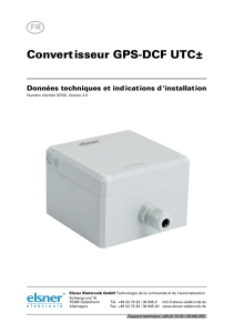Convertisseur GPS-DCF UTC