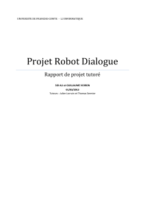 Projet Robot Dialogue