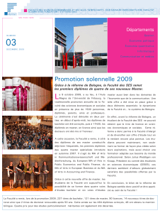 Promotion solennelle 2009