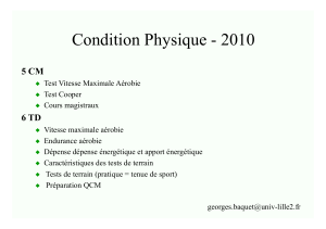 Condition physique