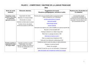 grille de criteres pour la validation de competences du socle commun