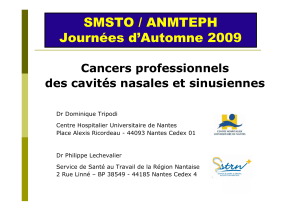 cancers ORL professionnels