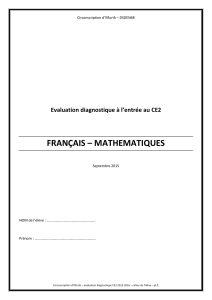 français – mathematiques
