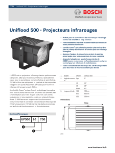 Uniflood 500 - Projecteurs infrarouges