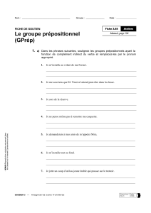 3.6S Le groupe prépositionnel (GPrép)