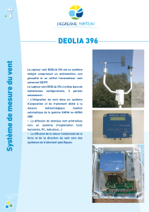 Système de mesure du vent DEOLIA 396