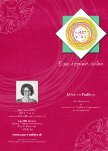 Martine Dafflon - Espace d`expression créatrice