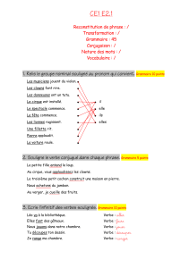 CE1-14-E2, 2ème évaluation correction