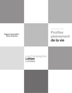 French - Loblaw 2016 Annual Report