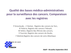 ALD et PMSI Comparaison avec les données des registres au