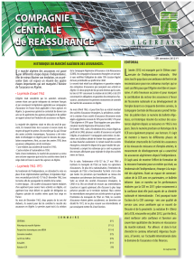 historique du marché algérien des assurances.