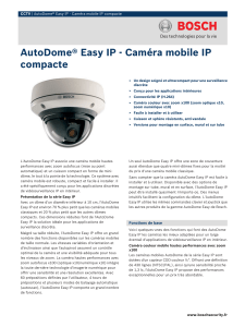 AutoDome® Easy IP - Caméra mobile IP compacte