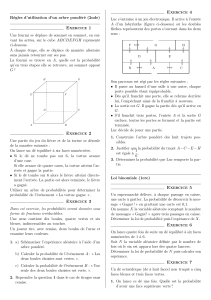 Exercice 1 Exercice 2 Exercice 3 Exercice 4