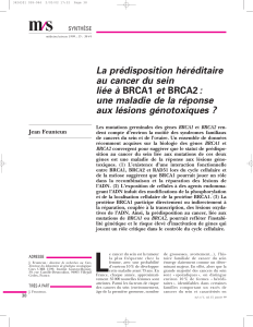 BRCA1 et BRCA2 - iPubli