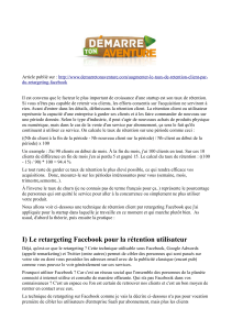 Augmenter la rétention client par le retargeting Facebook