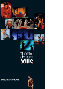 Booklet 2000-2001 - Theatre de la Ville