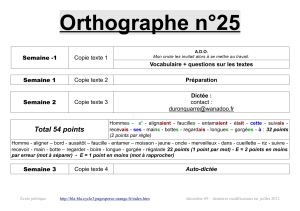 Orthographe n°25 - bla-bla cycle 3