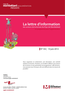 N°136 | 14 juin 2012 - Pays de Montbéliard Agglomération