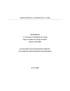Association de l`aluminium du Canada