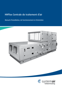HHFlex Centrale de traitement d`air