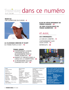 Tennis-Mag 53 - Tennis Québec