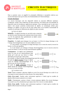 circuits électriques