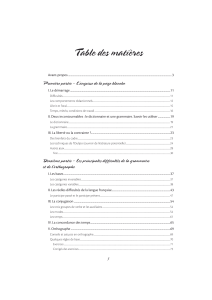 Table des Matières - Editions Ellipses