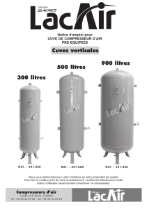 300 litres Cuves verticales 500 litres 900 litres