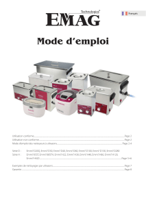 Mode d`emploi - EMAG Germany
