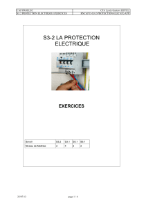 S3-2 LA PROTECTION ELECTRIQUE