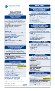 Programme MAI:DIV-39-043 (2005) AVRIL - Hôpital du Sacré