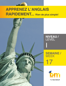 apprenez l`anglais