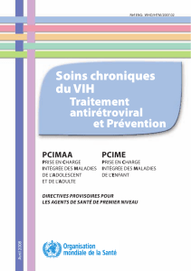 Soins chroniques du VIH