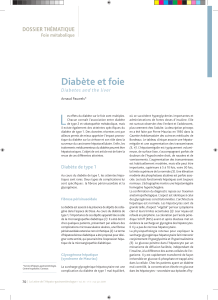 Diabète et foie – Diabetes and the liver